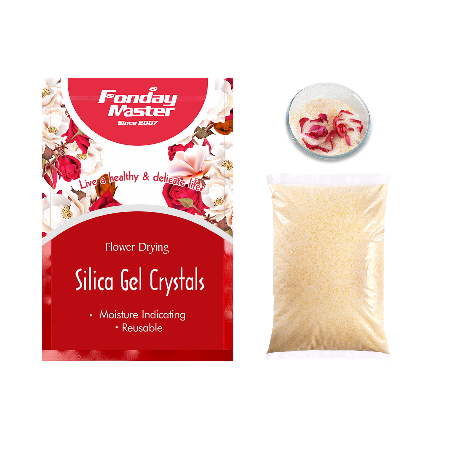 Silica Gel Flower Drying Crystals-5LB